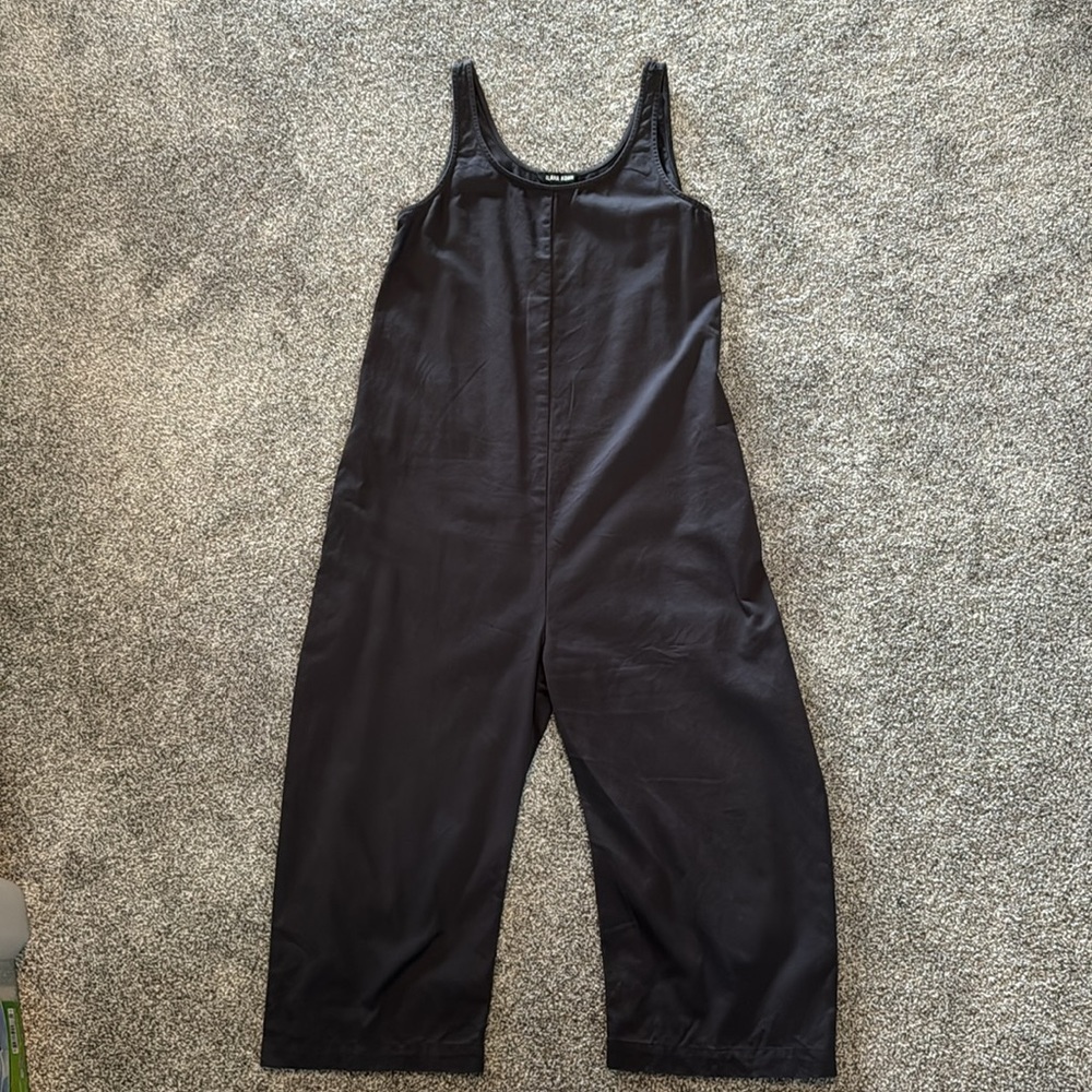 Ilana Kohn Black Canvas Jumpsuit